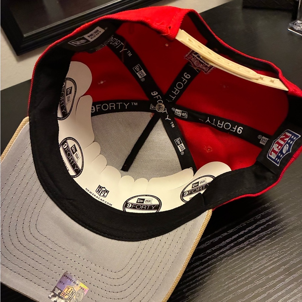 New Era 49ers Red and Tan Cap - Picture 4 of 4
